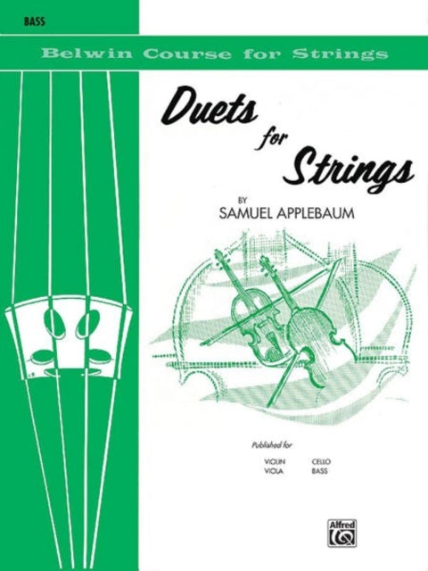 Duets for Strings Book I Bass 1 Belwin Course for Strings