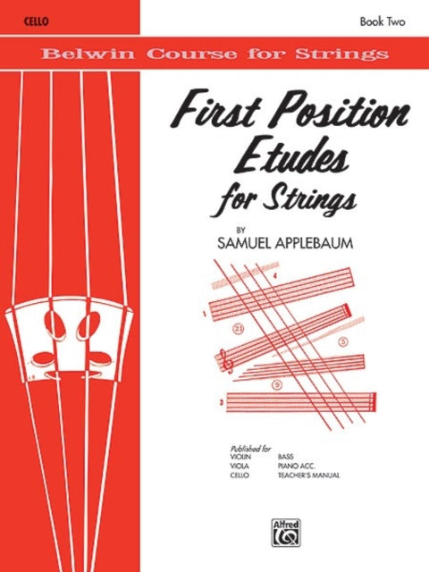 First Position Etudes for Strings Cello Belwin Course for Strings