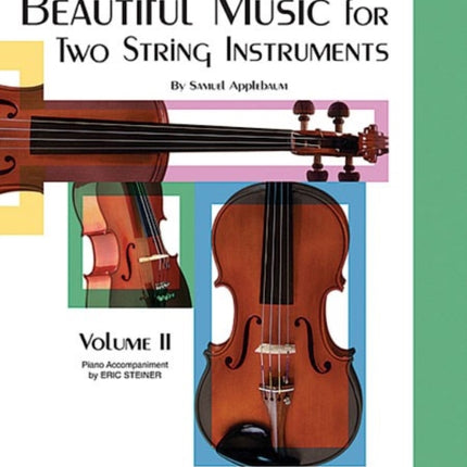 Beautiful Music for Two String Instruments Book