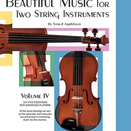 Beautiful Music for Two String Instruments Book