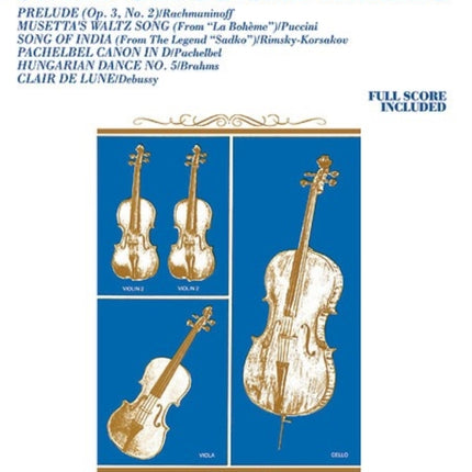 Great Classical Themes Full Score  Parts Classic String Quartets