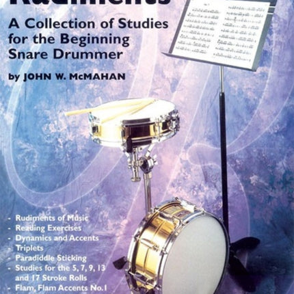 Readin Ritin and Rudiments A Collection of Studies for the Beginning Snare Drummer