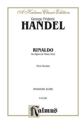 Rinaldo 1711 Italian Language Edition Miniature