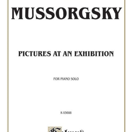 Pictures at an Exhibition Kalmus Edition