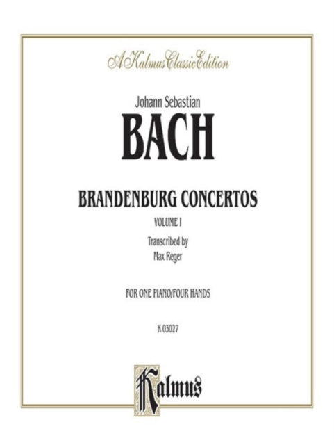 Brandenburg Concertos Volume I Comb Bound Book 1 Kalmus Edition