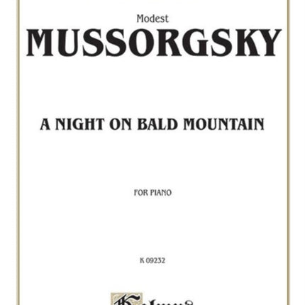 A Night on Bald Mountain Kalmus Edition