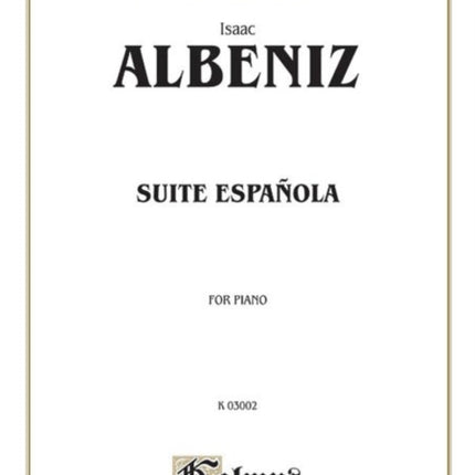 Suite Espanola Kalmus Edition