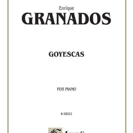 Goyescas Complete Kalmus Edition