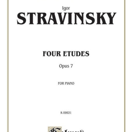 Four Etudes, Op. 7