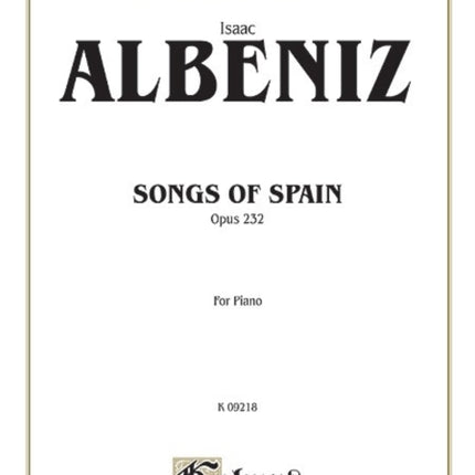 Albeniz Songs of Spain