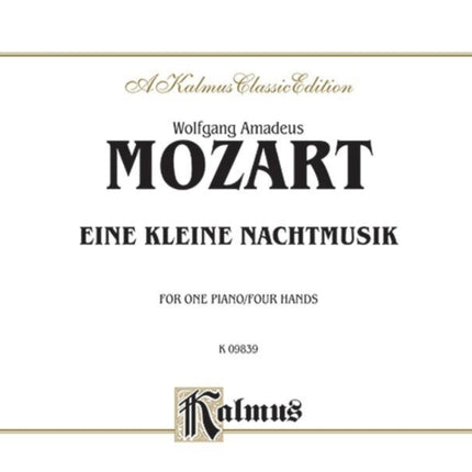 Eine Kleine Nachtmusik K 525 Comb Bound Book Kalmus Edition