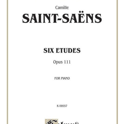 Six Etudes Op 111 Kalmus Edition