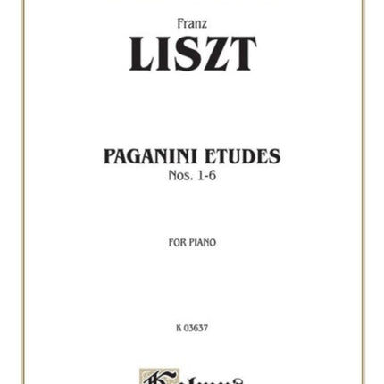 Paganini Etudes Kalmus Edition