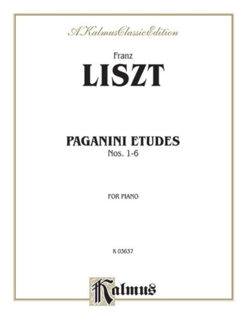 Paganini Etudes Kalmus Edition