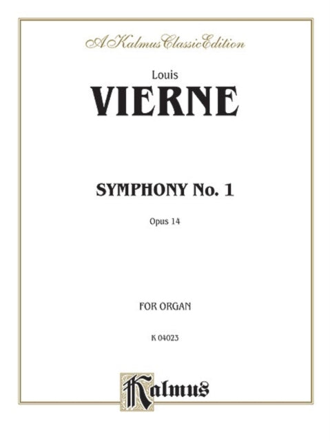 Symphonie 01 Op14 Sheet Kalmus Edition