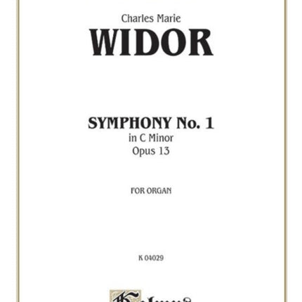 Symphony No 1 in C Minor Op 13 Sheet Kalmus Edition