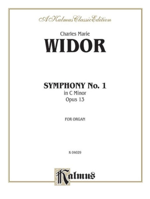 Symphony No 1 in C Minor Op 13 Sheet Kalmus Edition