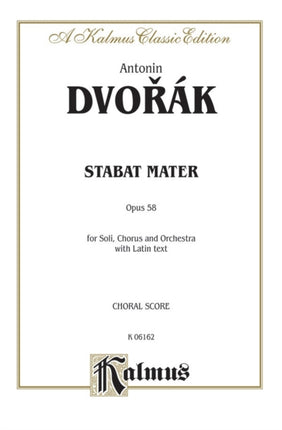 Stabat Mater Op 58 Orch