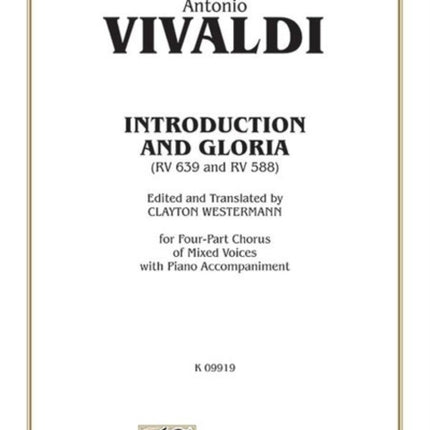 Introduction and Gloria Satb with Satb Soli Kalmus Edition