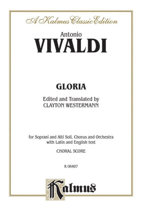 Gloria Orch Kalmus Edition