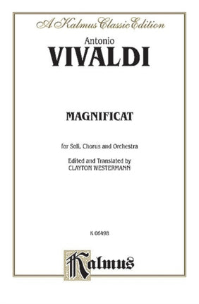 Magnificat Orch Kalmus Edition