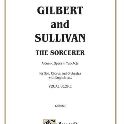 Sorcerer English Language Edition Vocal Score Kalmus Edition