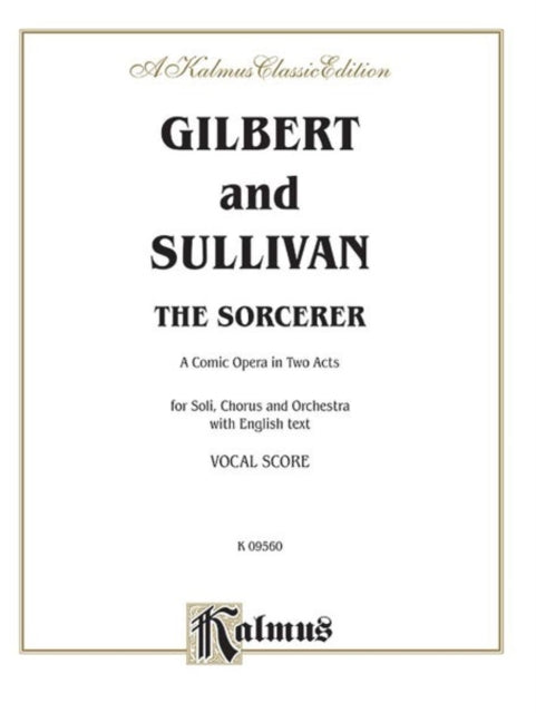 Sorcerer English Language Edition Vocal Score Kalmus Edition