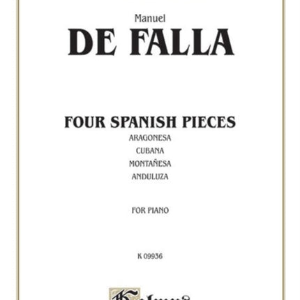 Four Spanish Pieces Kalmus Edition