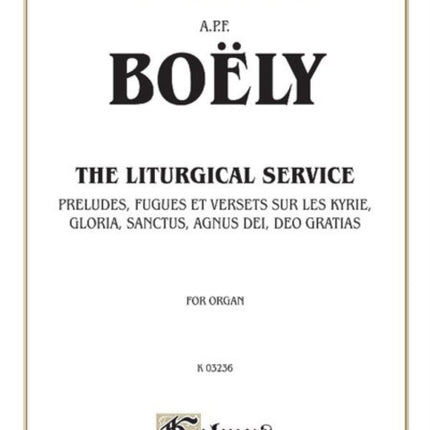 Liturgical Service Volume I 1 Kalmus Edition