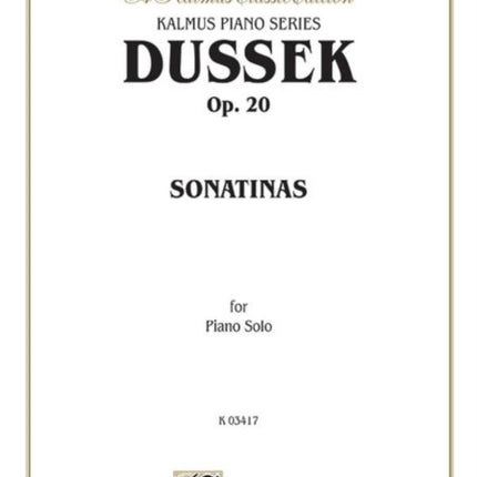 Sonatinas Op 20 Kalmus Edition