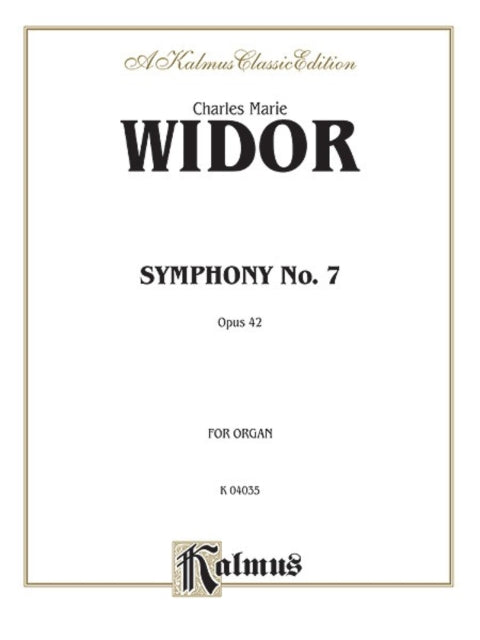 Symphony No 7 in a Minor Op 42 Sheet Kalmus Edition