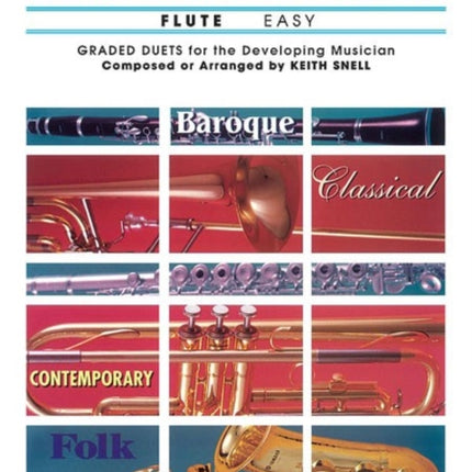 Belwin Master Duets Flute Easy Volume 1