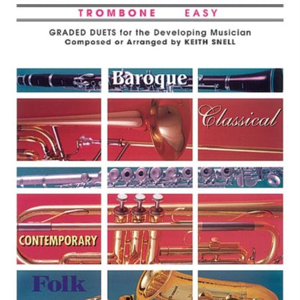 Belwin Master Duets Trombone Easy Volume 2