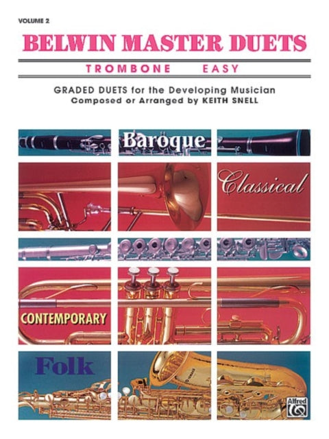 Belwin Master Duets Trombone Easy Volume 2