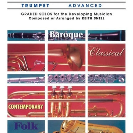 Belwin Master Solos Volume 1 Trumpet Advanced