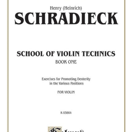 School of Violin Technics Kalmus Edition