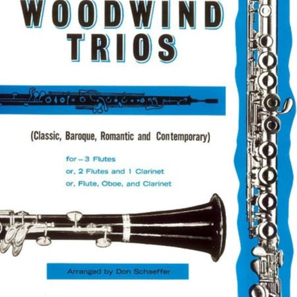 Ten Woodwind Trios Fl Ob CL or 3 FL or 2 Fl CL