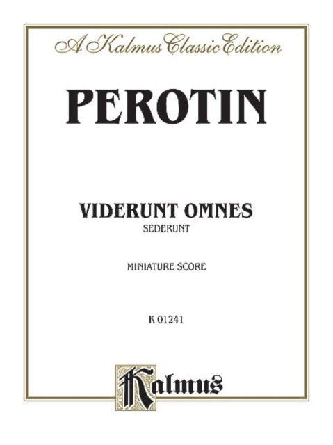 Perotinus Viderunt Omnes sed Miniature Score Kalmus Edition