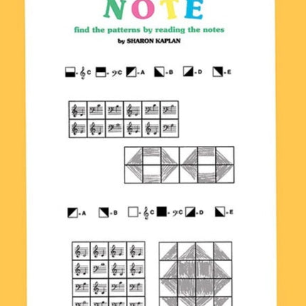 Code by Note, Bk 1: Find the Patterns by Reading the Notes, Coloring Book