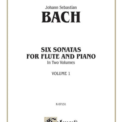 Six Sonatas Volume I Bwv 10301032 Kalmus Edition