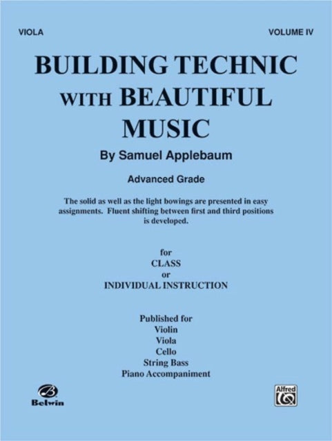 Building Technic with Beautiful Music Book Iv Viola 4