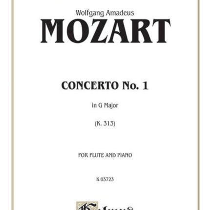 Flute Concerto No 1 K 313 G Major Orch Parts Kalmus Edition