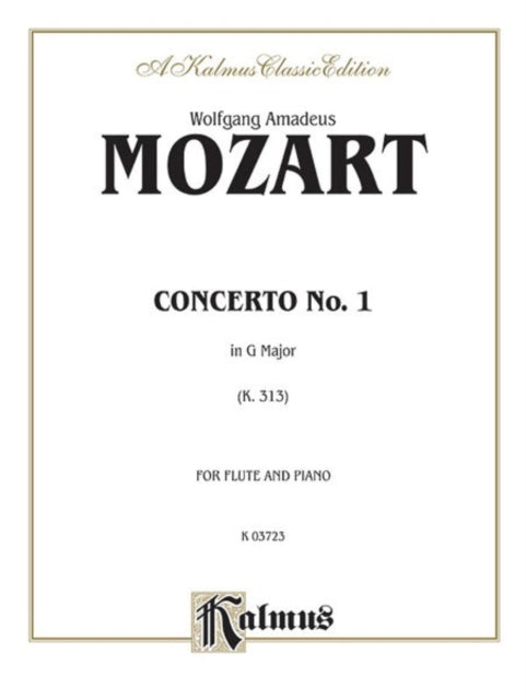 Flute Concerto No 1 K 313 G Major Orch Parts Kalmus Edition