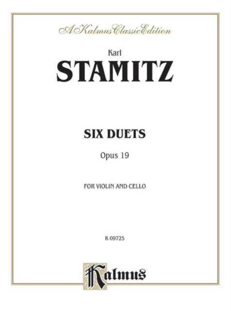 Six Duets Op 19 Kalmus Edition