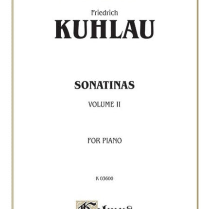 Sonatinas Volume II 2 Kalmus Edition