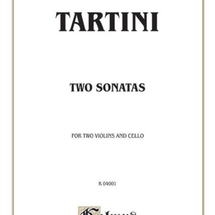 Two Sonatas for String Trio Score  Parts Kalmus Edition