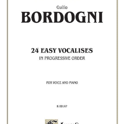TwentyFour Easy Vocalises in Progressive Order