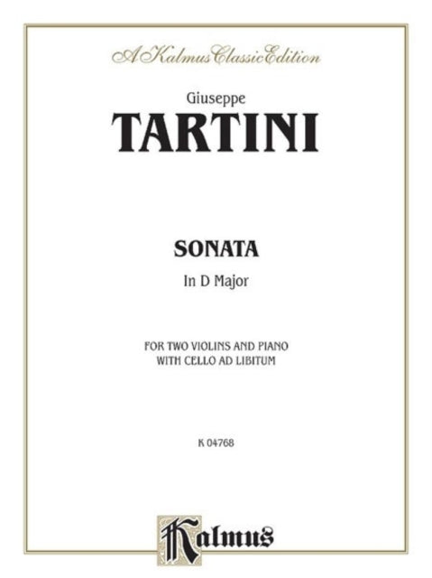 Sonata in D Major Kalmus Edition