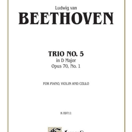 Piano Trio No 5 Op 70 No 1 D Major Kalmus Edition