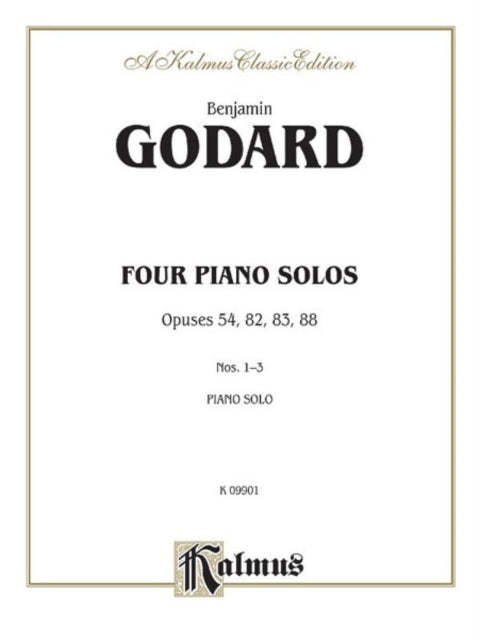 Godard Four Various Works Piano Mazurka Op 54 Renouveau Op 82 Au Matin Op 83 Fifth Valse Op 88 Kalmus Edition